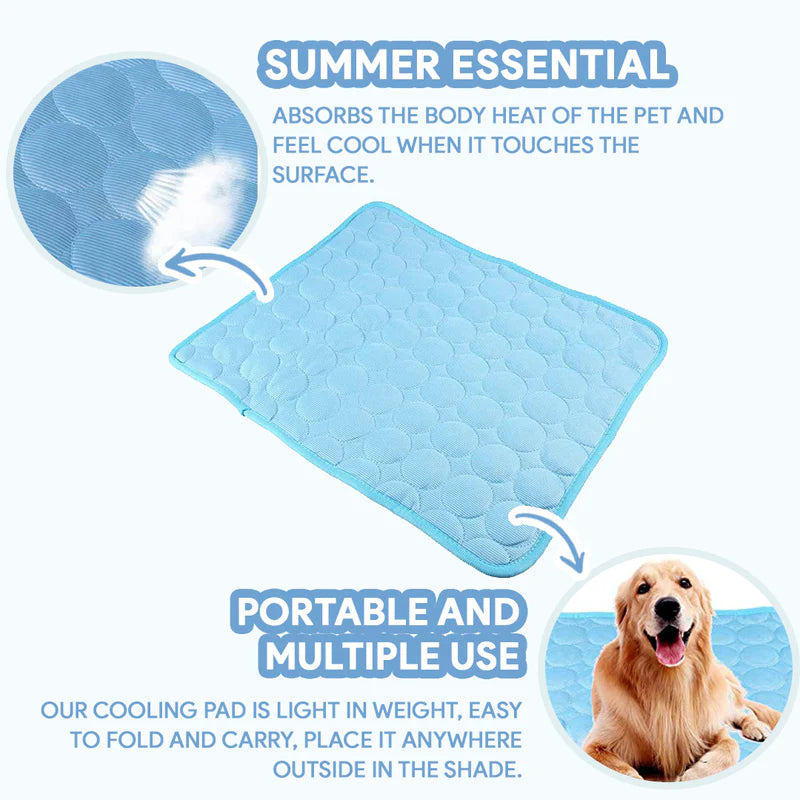Cooling Dog Mat | Pressure-Activated Gel Pet Bed | Comfortable Portable Cooling Solution 5