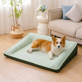 Cooling Ice Silk Dog Bed | Supportive Non-Slip Pet Lounger for Comfortable Resting 0