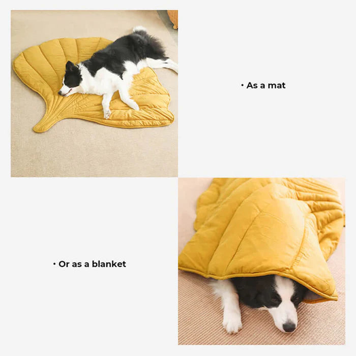 Cozy Fleece Dog Blanket | Soft Leaf-Shaped Design for Ultimate Comfort 3