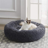 Cozy Plush Cat Bed | Ultra-Soft Calming Retreat | Non-Slip Design for Anxious Cats 2