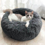 Cozy Plush Cat Bed | Ultra-Soft Calming Retreat | Non-Slip Design for Anxious Cats 9