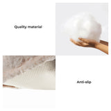 Dog Bed | Fluffy Synthetic Wool Calming Bed | Soft Cloud Shape Design | Cozy and Supportive 7