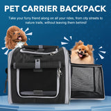 Dog Bicycle Basket Front | Expandable Lightweight Carrier for Small Pets 4