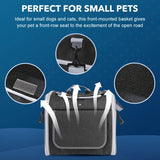 Dog Bicycle Basket Front | Expandable Lightweight Carrier for Small Pets 5