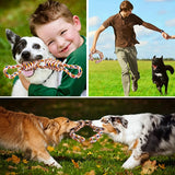 Dog Chew Toy | Natural Cotton Rope Tug Toy for Medium and Large Breeds | Durable and Non-Toxic 3