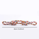 Dog Chew Toy | Natural Cotton Rope Tug Toy for Medium and Large Breeds | Durable and Non-Toxic 4