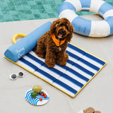 Dog Cooling Mat | Lightweight Portable Chill Nest | Comfortable Striped Design 8