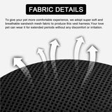 Dog Harness and Leash Set | Breathable Mesh Vest with Reflective Strips | Comfortable Adjustable Fit 3