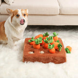 Dog Puzzle Toy | Durable Interactive Carrot Design for Mental Stimulation | Engaging Pet Enrichment 0