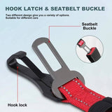 Dog Safety Gear Heavy Duty Nylon Dog Car Seat Belt | Adjustable Comfortable Restraint for Secure Travel 4