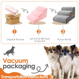 Dog Steps for Bed | High-Density Foam Dog Stairs | Soft and Sturdy Pet Steps for Easy Mobility 2