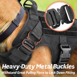 Dog Tactical Harness | Durable No-Pull Adjustable Vest for Large Breeds 4