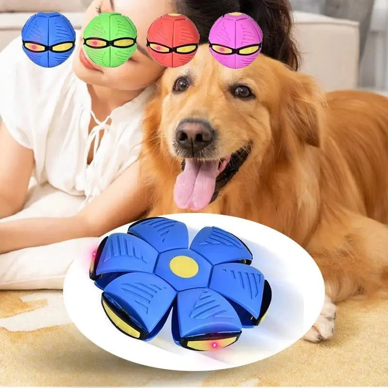 Dog Toy | Durable Interactive Flying Saucer Disc | Fun Fetch Toy for Aggressive Chewers 2