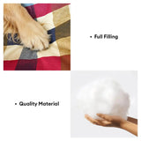 Dog's Breathable Cotton Canvas Sofa Bed | Cozy Scratch-Resistant Pet Lounge 4