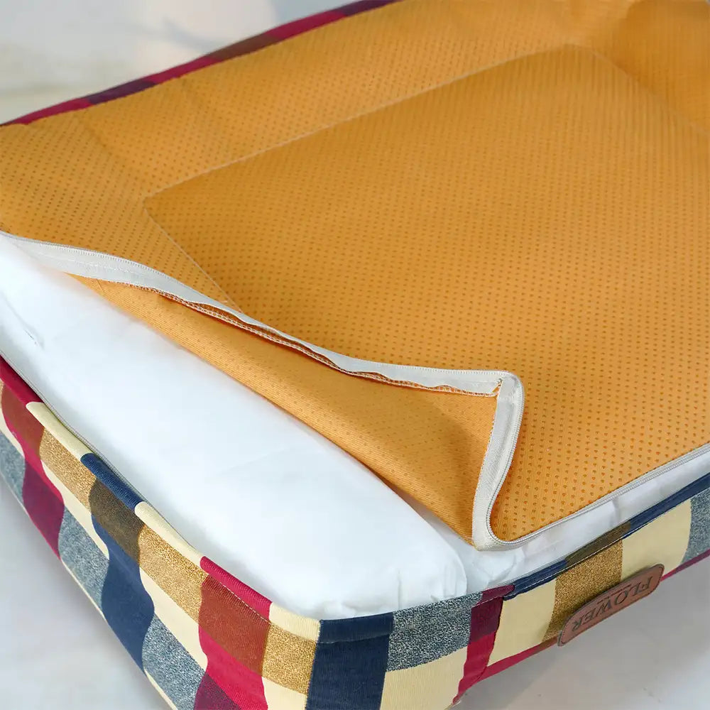 Dog's Breathable Cotton Canvas Sofa Bed | Cozy Scratch-Resistant Pet Lounge 5