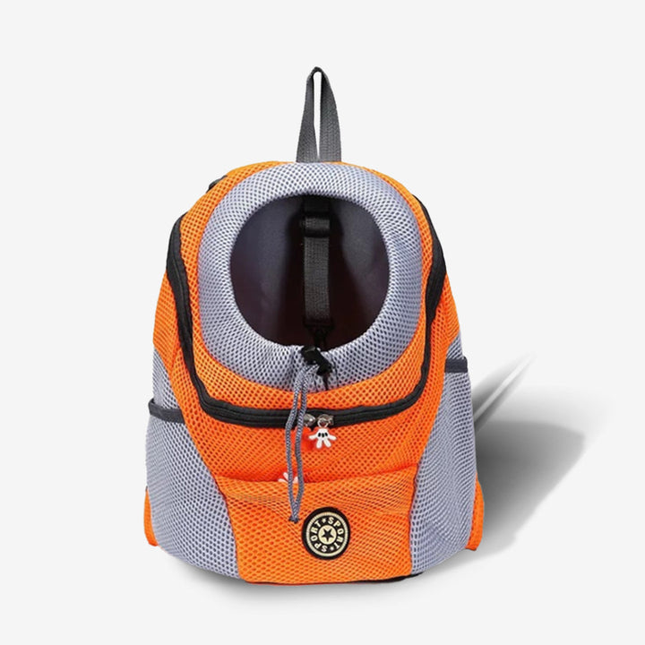 Dog's Durable Fabric Backpack Carrier | Comfortable Outdoor Adventure Pack 0