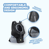 Dog's Durable Fabric Backpack Carrier | Comfortable Outdoor Adventure Pack 8