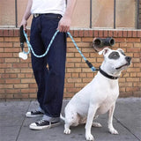 Dog's Durable Nylon Leash | Reflective Padded Handle for Comfort 1