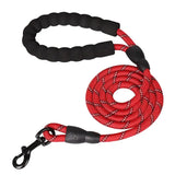 Dog's Durable Nylon Leash | Reflective Padded Handle for Comfort 10