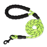Dog's Durable Nylon Leash | Reflective Padded Handle for Comfort 7