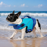 Dog's Durable Oxford Life Jacket | Comfortable Dog Swim Vest for Safety and Support 0