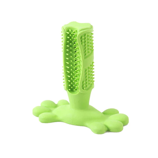 Dog's Durable Rubber Chew Toy | Interactive Dental Health Plaything for Pets 2