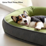 Dog's Durable Suede Dog Bed | Cozy Scratch-Resistant Pet Bed 4