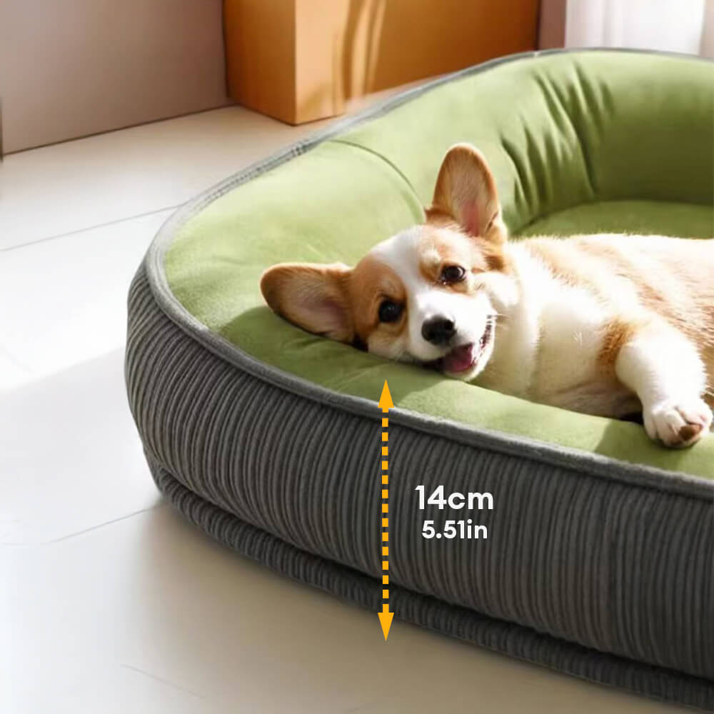 Dog's Durable Suede Dog Bed | Cozy Scratch-Resistant Pet Bed 6
