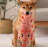 Dog's Interactive Plush Toy | Durable Engaging Lobster Design 0