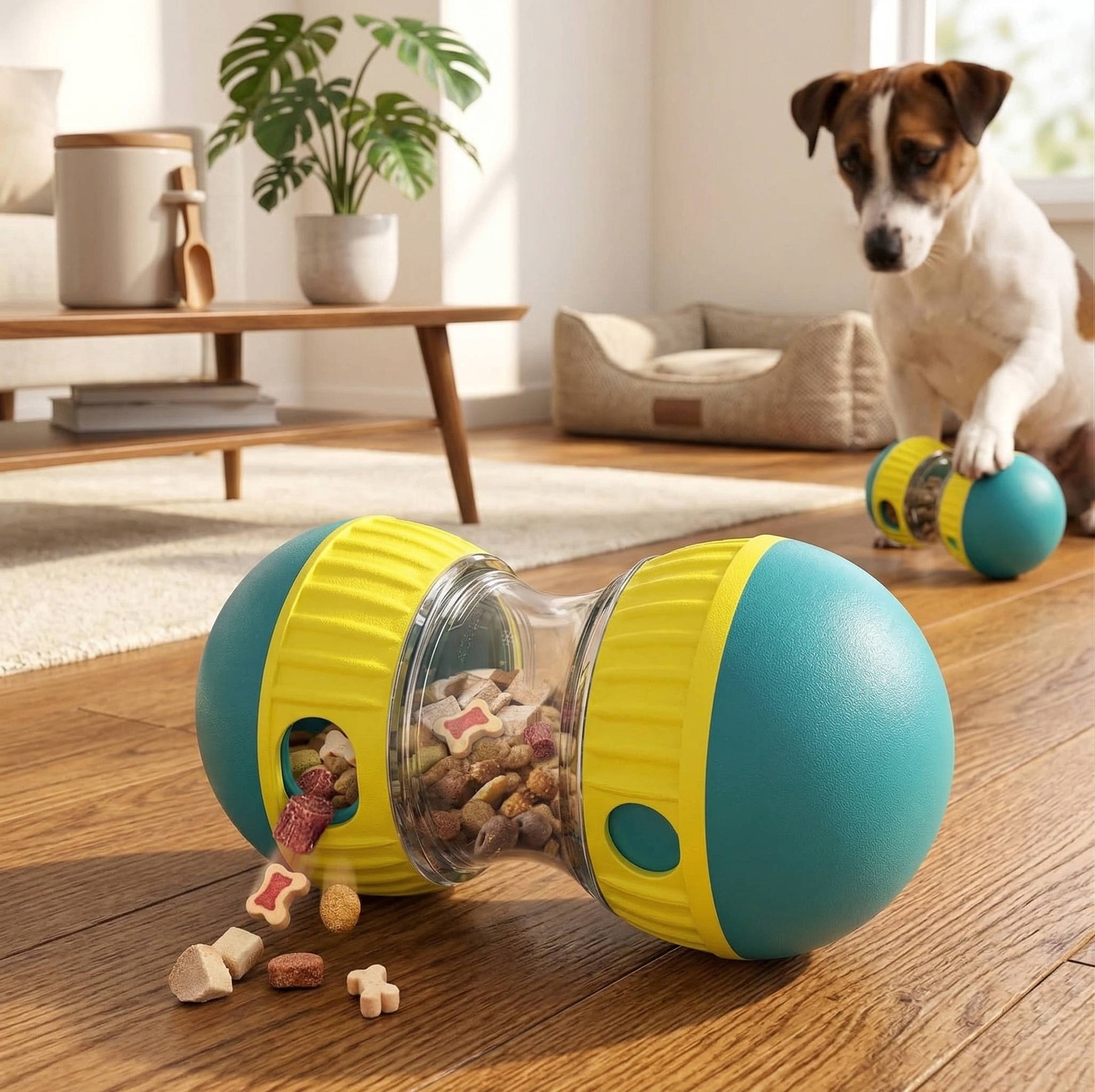 Dog's Interactive Treat Dispensing Toy | Durable Puzzle Feeder for All Breeds 3
