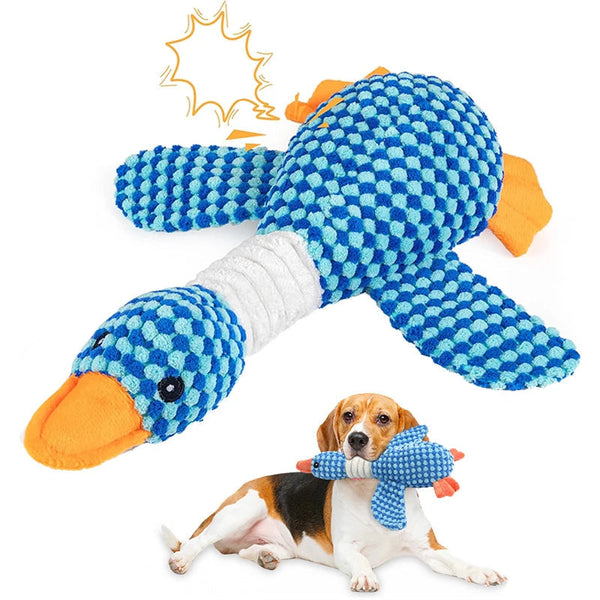Dog's Plush Chew Toy | Soft Interactive Squeaker for Playtime 0
