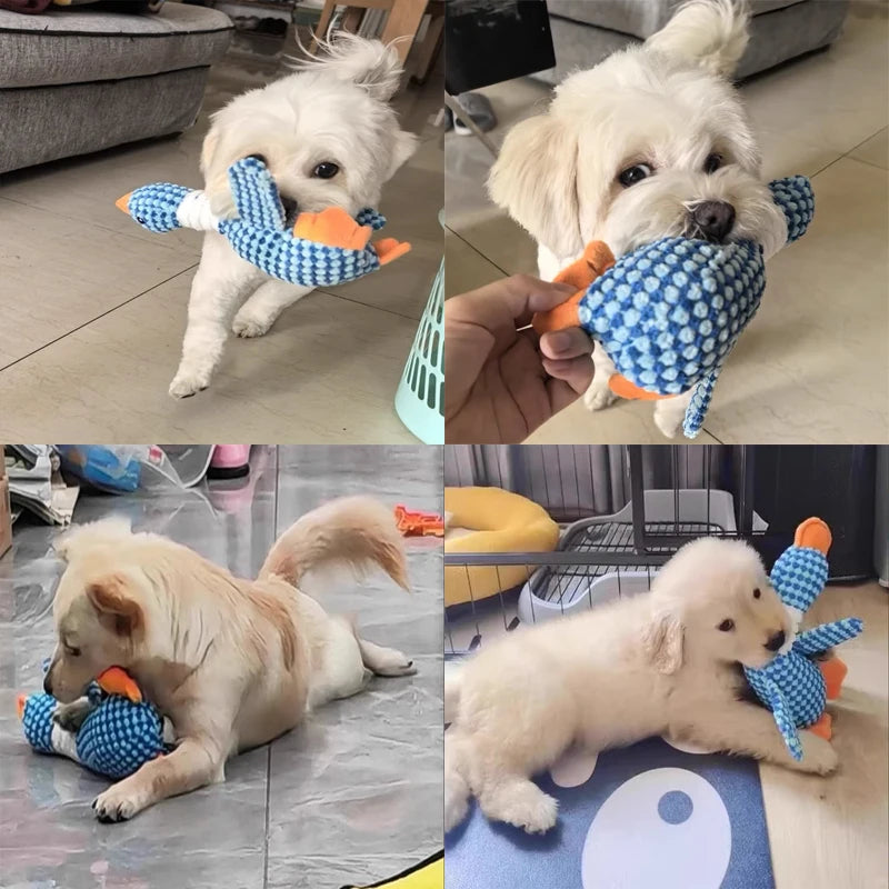 Dog's Plush Chew Toy | Soft Interactive Squeaker for Playtime 1