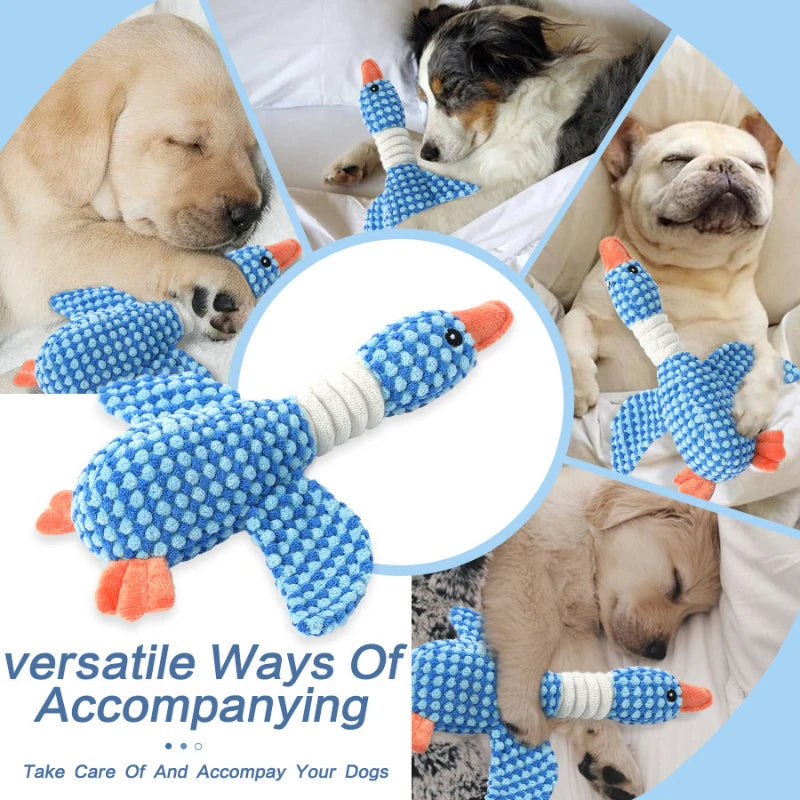 Dog's Plush Chew Toy | Soft Interactive Squeaker for Playtime 3