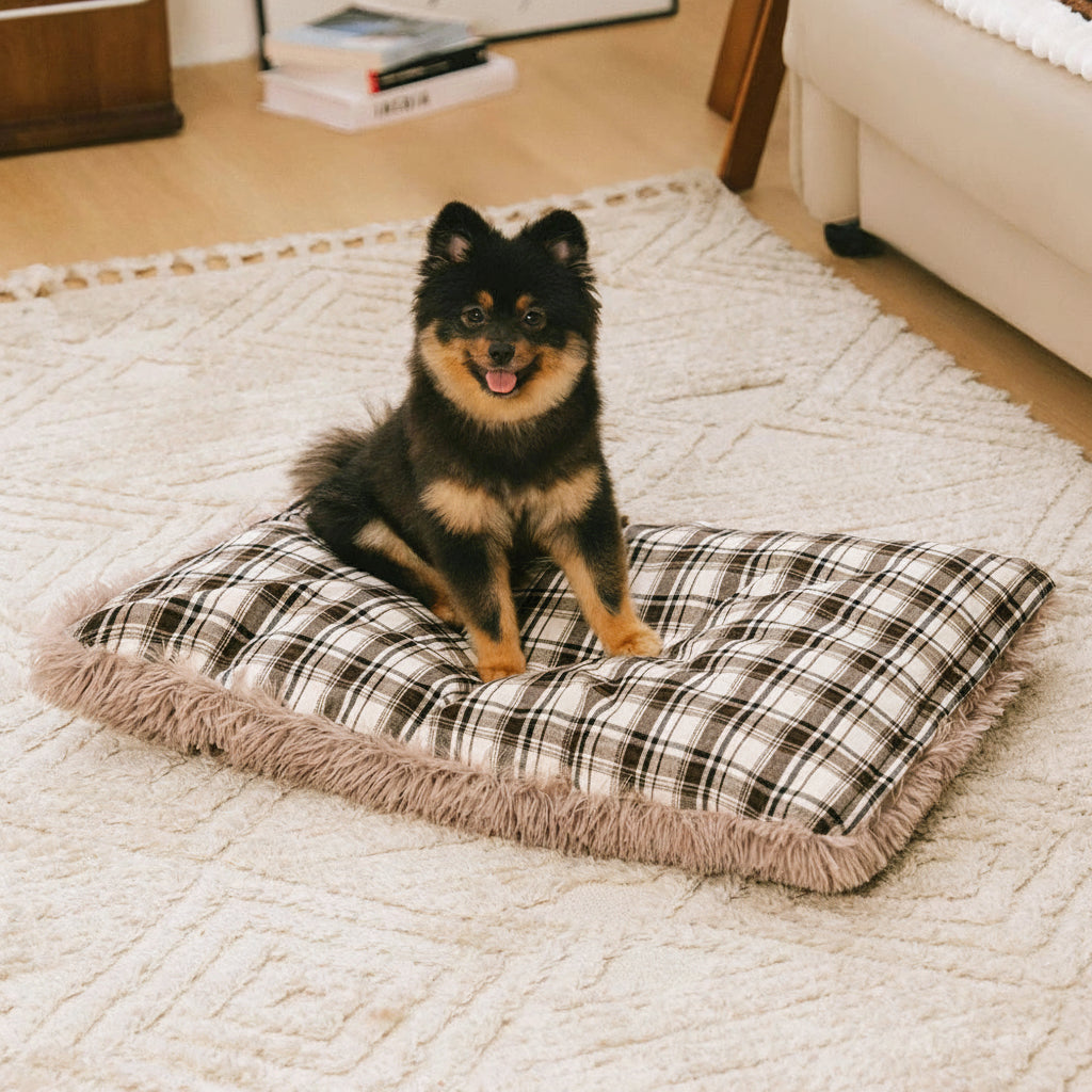 Dog's Plush Dual-Sided Calming Mat | Cozy All-Season Pet Bed 9