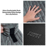 Dog's Plush Polyester Calming Bed | Thick Fluffy Comfort with Pillow 4