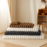 Dog's Plush Polyester Calming Bed | Thick Fluffy Comfort with Pillow 7