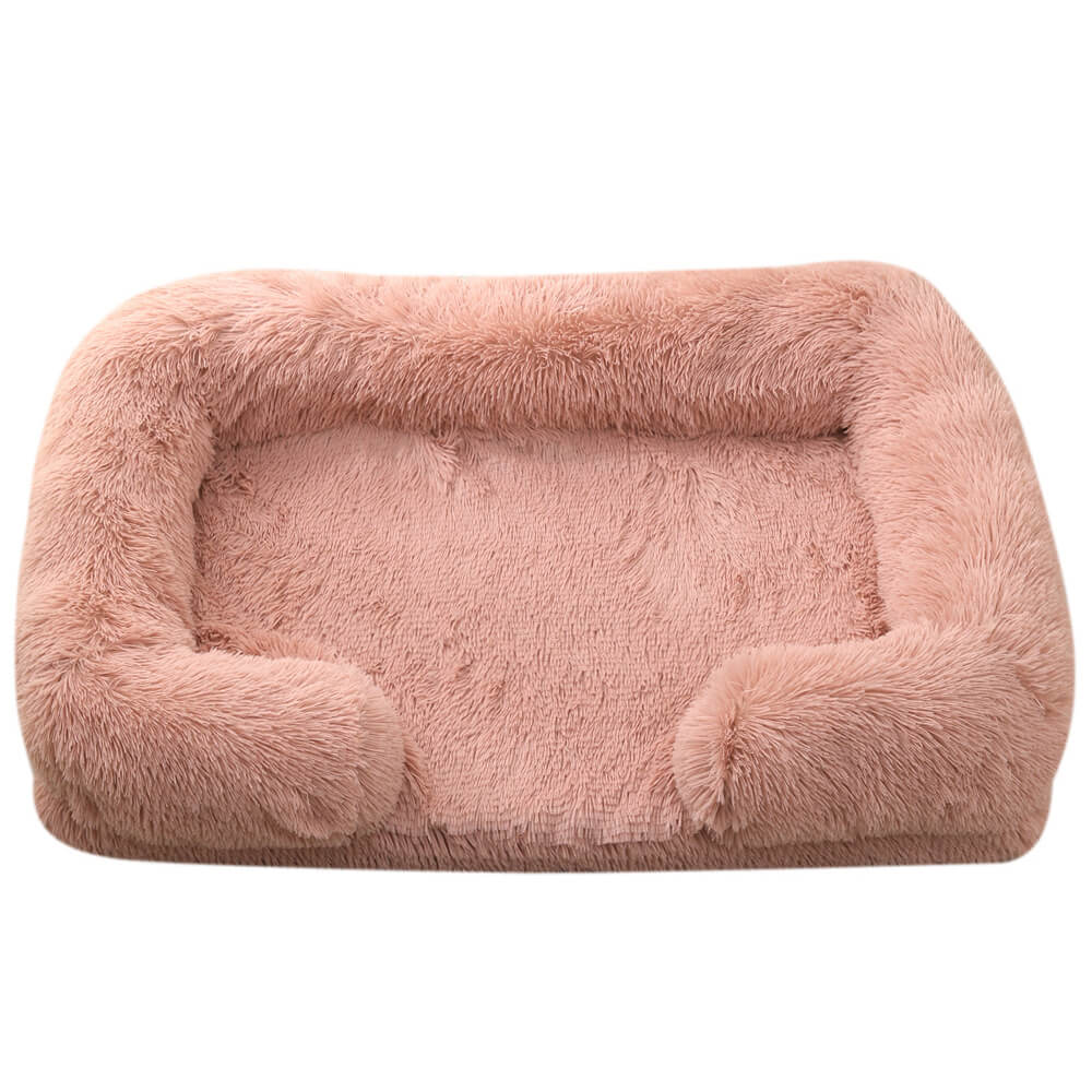 Dog's Plush Supportive Pet Bed | Soft Surrounding Comfort for Deep Sleep 11