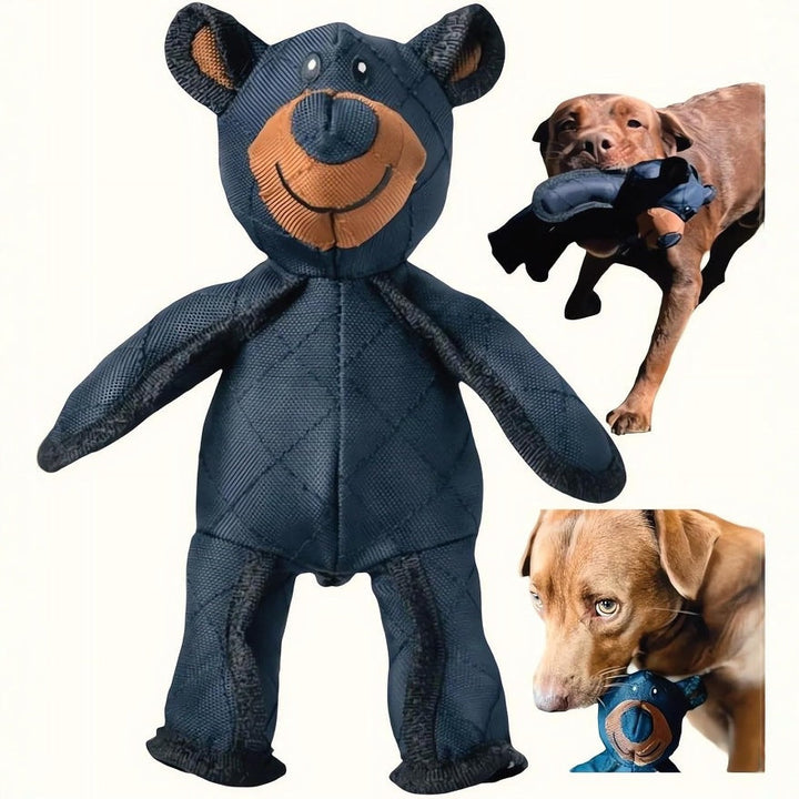 Dog's Plush Toy | Soft Durable Squeaky Bear for Indoor Play 0