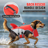 Dog's Shark-Themed Float Jacket | Adjustable Buoyancy Life Vest 2