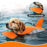 Dog's Shark-Themed Float Jacket | Adjustable Buoyancy Life Vest 5
