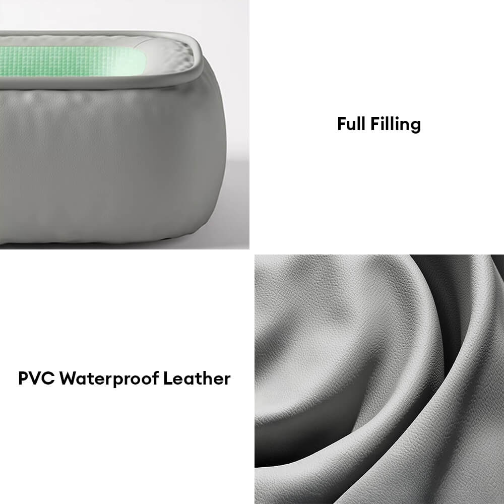 Dog's Waterproof PU Leather Dog Bed | Scratch-Resistant Full Support Comfort 3