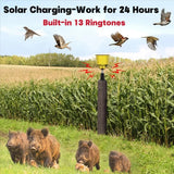 Eco-Friendly Solar Bird Deterrent | Intelligent Motion-Activated Sound and Light Repeller 2