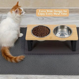 Elevated Cat Bowl | Stainless Steel Feeding Station | Modern Minimalist Design 2
