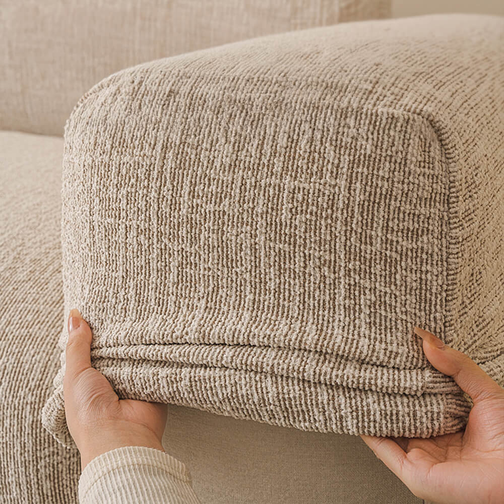 Elegant Chenille All-Seasons Anti-Scratch Sofa Full Wrap Stretch Sleek Couch Cover