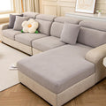 Modern Geometric Stretch Full-Wrap Magic Sectional Durable Couch Cover