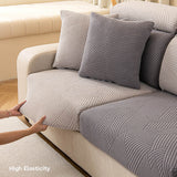 Modern Geometric Stretch Full-Wrap Magic Sectional Durable Couch Cover