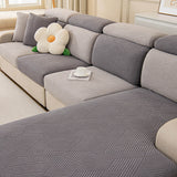Modern Geometric Stretch Full-Wrap Magic Sectional Durable Couch Cover
