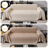Modern Minimalist Chenille Full Coverage Anti-Cat Scratch Silky Couch Cover