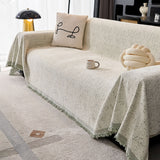 Modern Minimalist Chenille Full Coverage Anti-Cat Scratch Silky Couch Cover