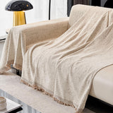 Modern Minimalist Chenille Full Coverage Anti-Cat Scratch Silky Couch Cover